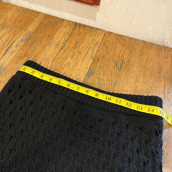 🖤 MNG Mango black crochet knit skirt – size M - Picture 3 of 7